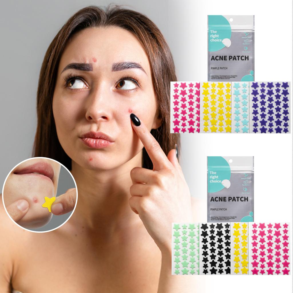Acne Patch Acne Patch Salicylic Oil Visible Waterproof Day And Night Two In One Acne Patch Star Shape