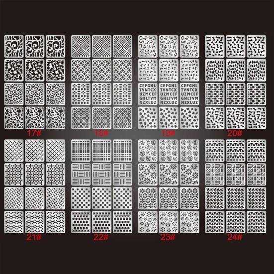 3 Sheet Nail Art Transfer Stickers 3D Design French Manicure Tips Decal Tool