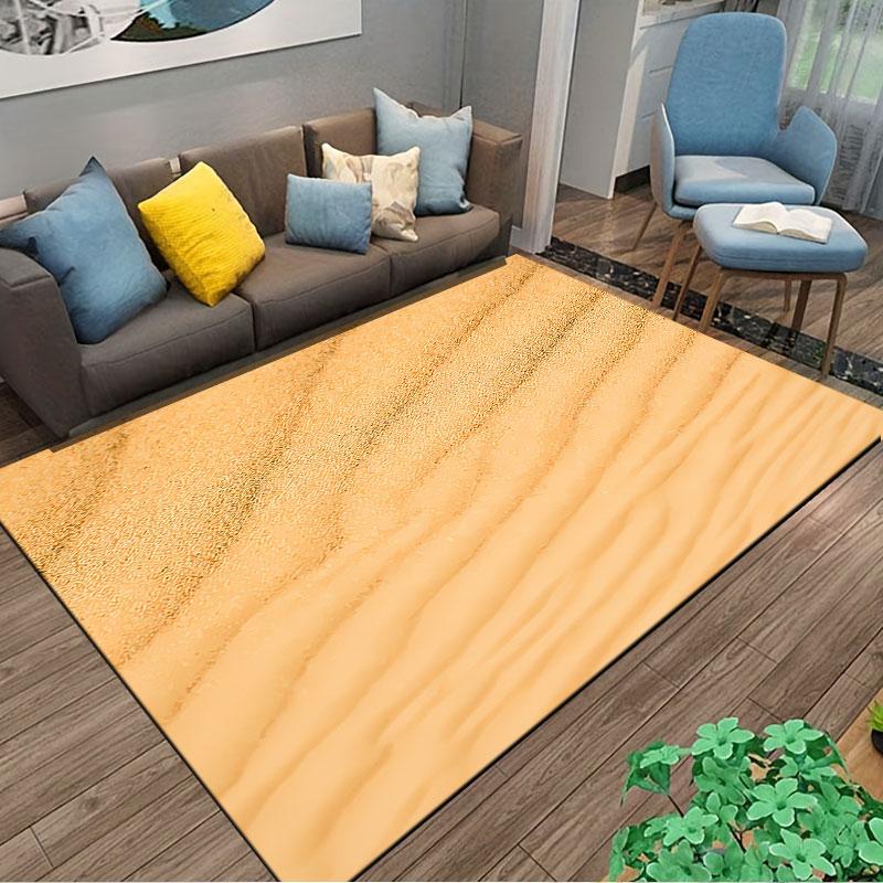 Desert Sand Texture Carpet Suitable As a Non-slip Mat for the Living Room or Bedroom Sofa