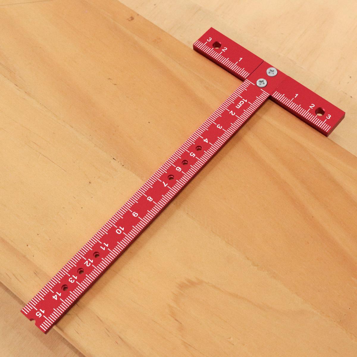 

T Square Ruler for Drafting and General Layout Work Scale Aluminum Alloy Measuring Ruler,Carpentry Art Design Framing & Drafting 1pc