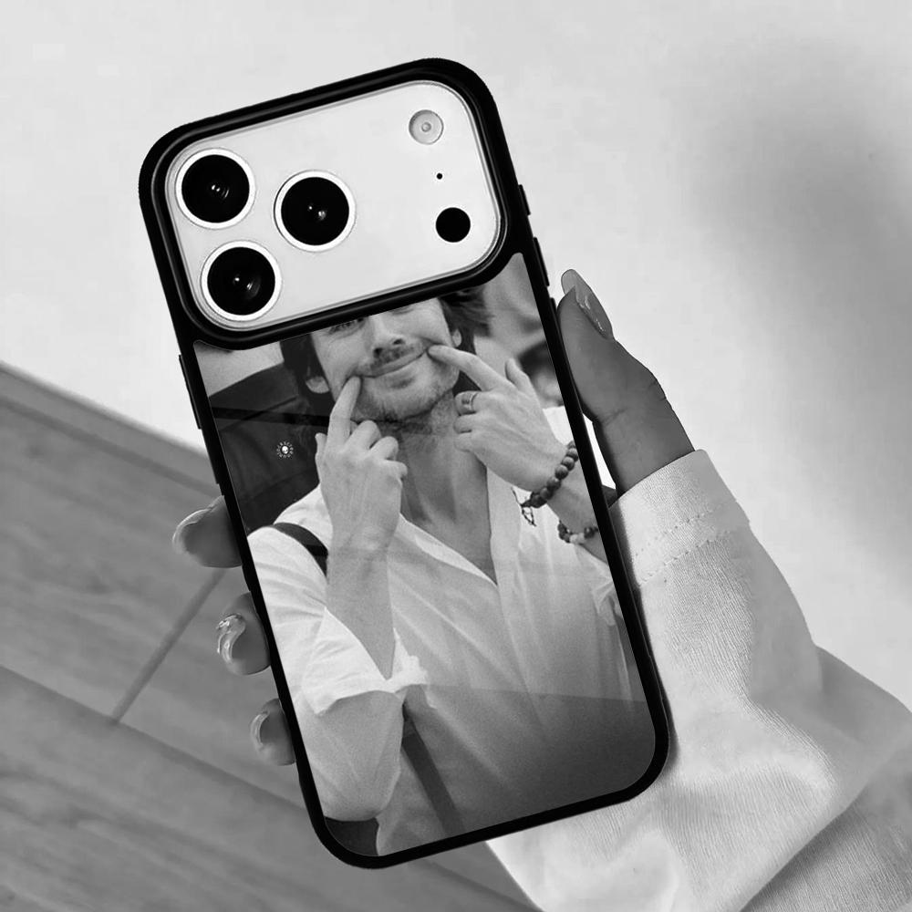 Vampire Diaries Ian Somerhalder Phone Case For Apple iPhone 17 Air 16 Pro Max 15 Pro Max 14 13 12 11 Mini Back Cover