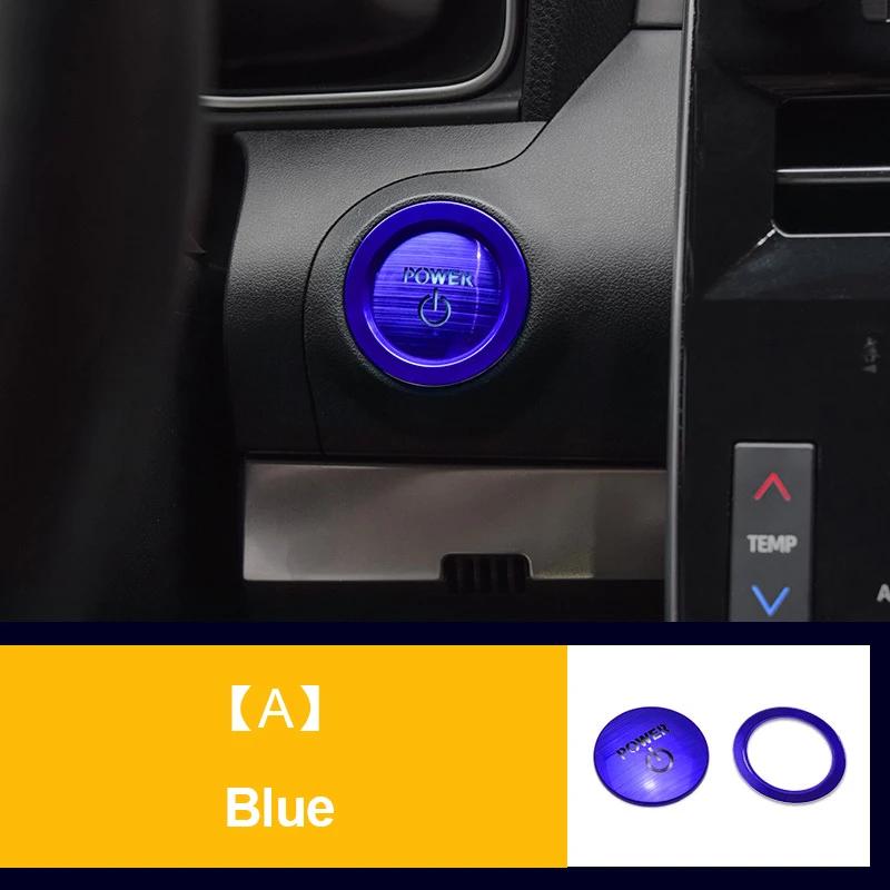 For Toyota Camry 2018-     XV70 Hybrid Car Interior Engine Start Stop Push Button Cover Trim Sticker Accessories