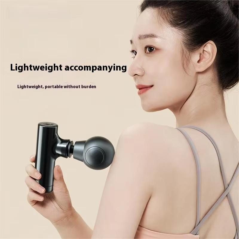 New Mini Massage Gun USB Portable Muscle Relaxation for Neck Back Shoulder Pain Relief Fitness Equipment