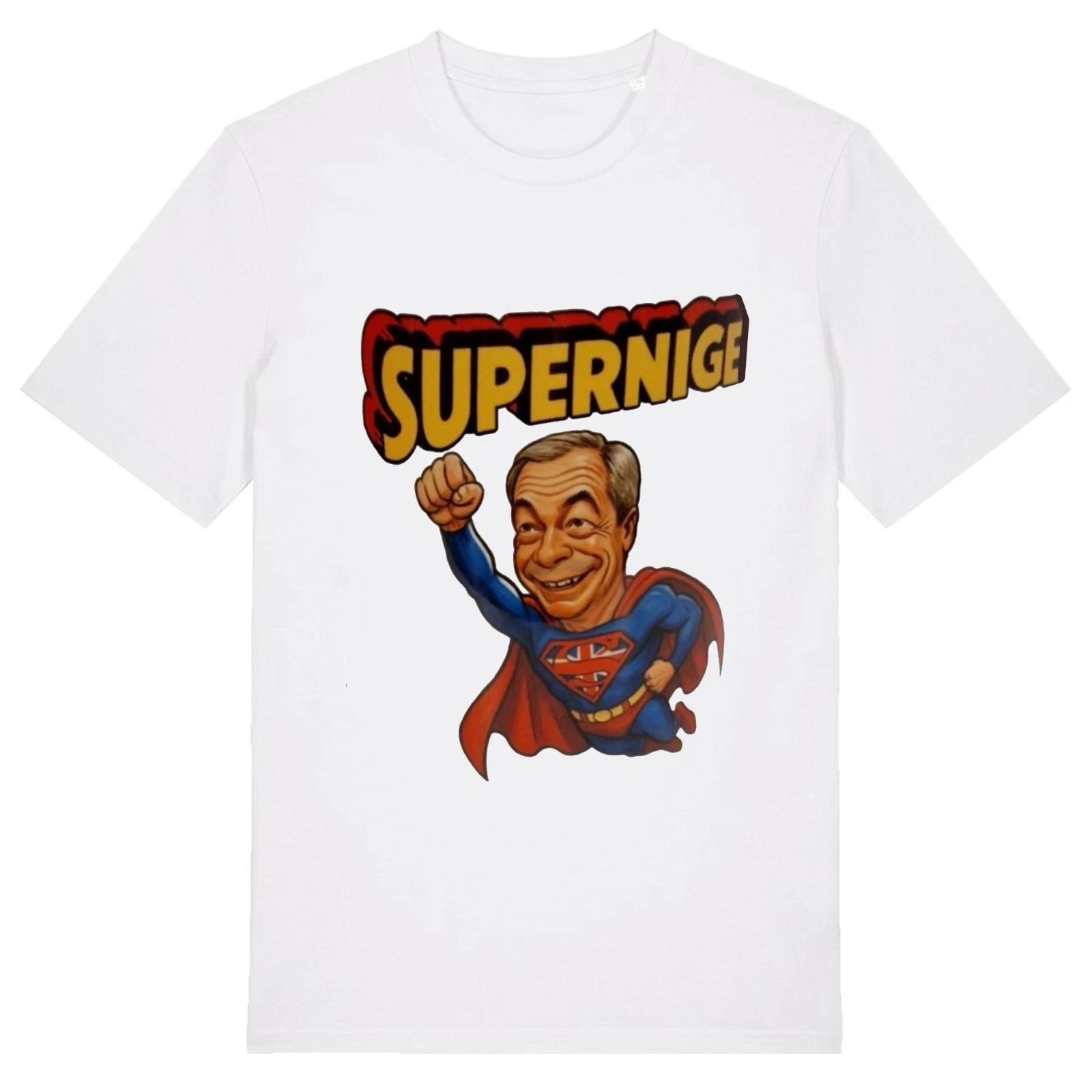 Supernige - Unisex T-Shirt British UK Justice MBGA Nigel Farage Politics London 4XL