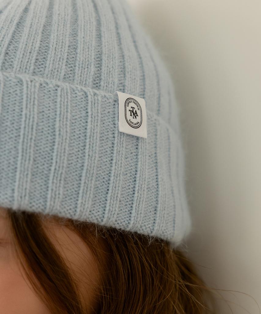 Tatiana Rabbit Fur Blend Ribbed Beanie Ht8211 3 Colors