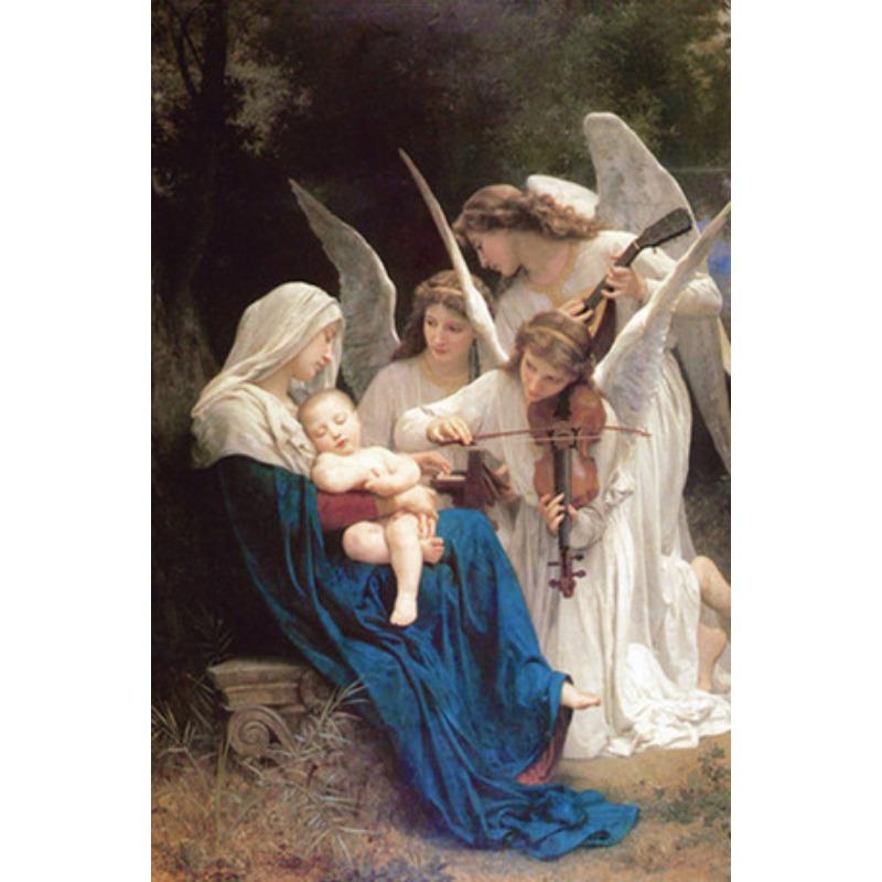 

Винтажный Ангел-хранитель с детьми Холст Картина Принты и Постеры Настенное искусство Картина для дома Детская комната Декор Cuadros 21cm×30cm NoFrame