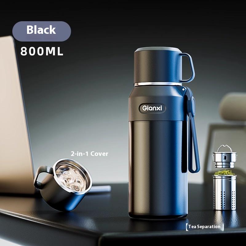 Gianxi Insulated Cup Large Capacity Water Bottle 2025 New Model 316 Stainless Steel Tea Pot Insulated Cup 80-1000ml