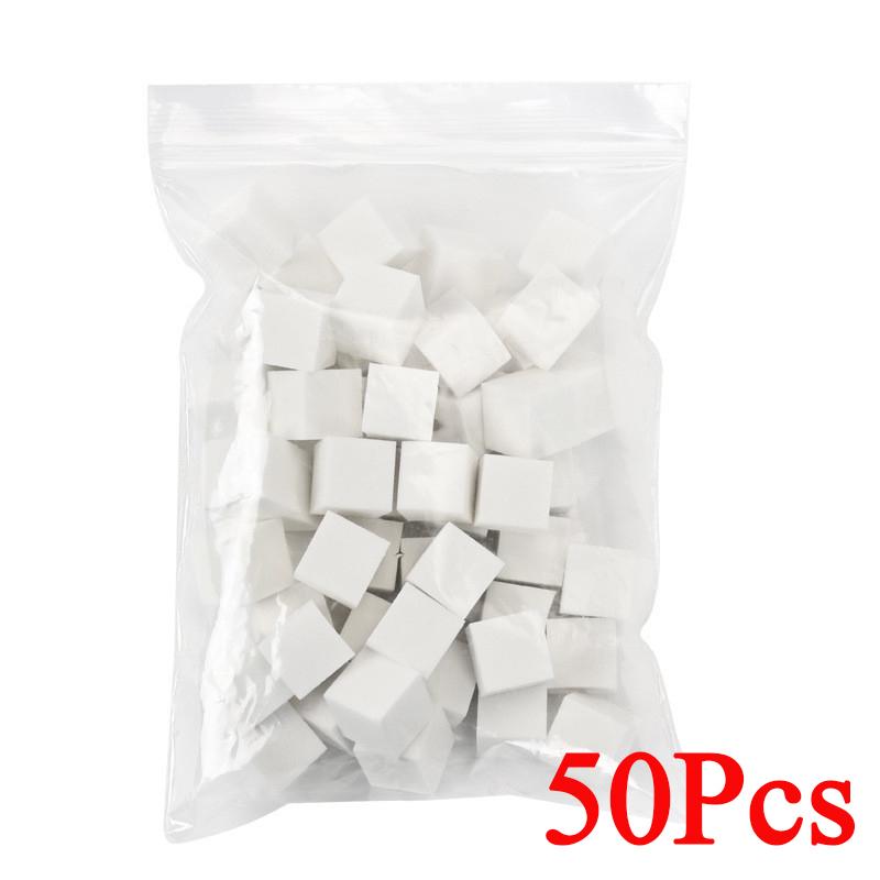 20/50Pcs White Triangle Soft Sponge Nail Brush Gradient Effect Painting Gel Halo Dyeing Tool Brush DIY Manicure Makeup Sponge&Q9