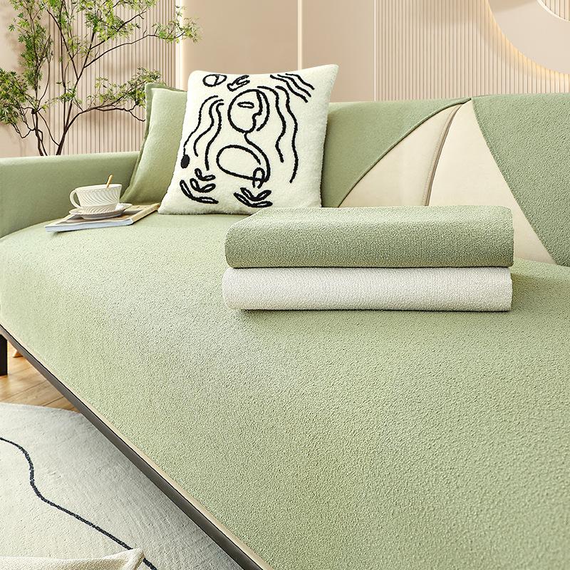 

Подушка для дивана Teddy Velvet Four Seasons, универсальный чехол для дивана для декора гостиной, нескользящий чехол для дивана с рисунком кошачьих, устойчивый к царапинам 70x70