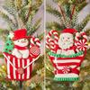1 Pcs Xmas Tree Decors Christmas Soft Pottery Pendant Cute Angel Tree Hangable Ornament For Indoor Outdoor Garden Yard Supplies