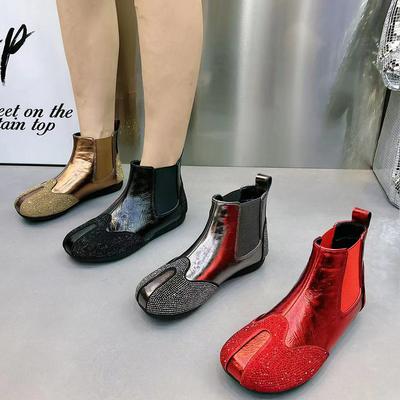 Winter Damen Stiefel Wasserdicht Schneestiefel Rutschfest Warm Gefüttert Mode Damen Schuhe Große Größen Freizeit Flache Stiefel Herbststiefel