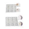 DIY Crystal Epoxy Resin Mold Mirror Jewelry Ornaments Flower Photo Frame Silicone Mold Home Desktop Decoration