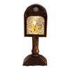Glowing Musical Christmas Mailbox Crystal Night Light for Indoor Holiday Room Decoration USB Powered Table Lamp