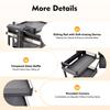 14 In Full Extension Blind Corner Pull Out, Cabinet Organizer Swing Out Tray, 2 Tier Magic Corner Lazy Susan Storage Solution