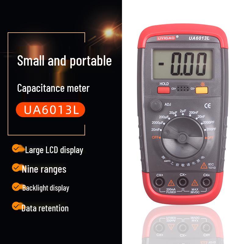 Digital Multimeter UA6013L: High Precision with Capacitance, Inductance, Backlight Display