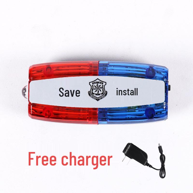 Rechargeable LED Shoulder Clip Strobe Light for Outdoor Running and Security