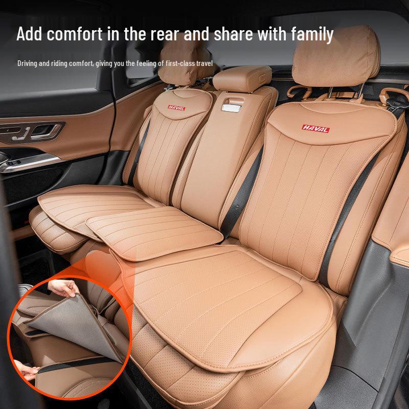 Universal Perforated Car Seat Cushion for Haval Models: H6, Big Dog, Menglong M6, Second Gen Big Dog, H9, Xiaolong, Divine Beast, and H5.