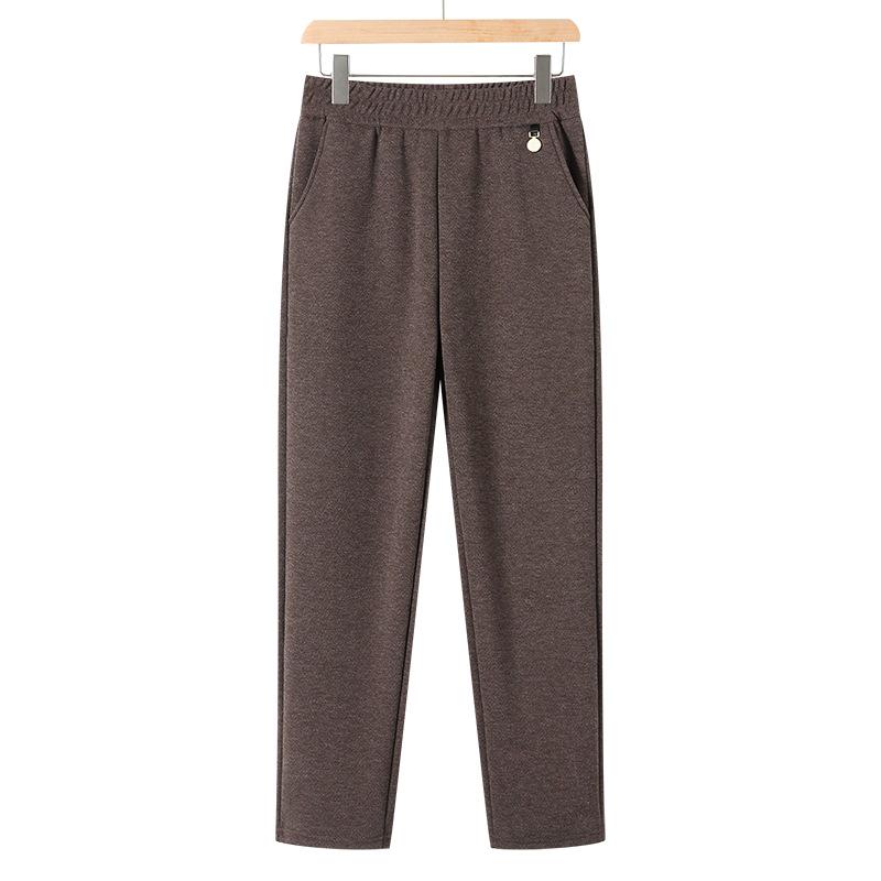 Mamas Winter Fleecegefütterte Petite Hose 2025 - Modische Lässige Lange Hose für Mittelalte und Ältere Frauen
