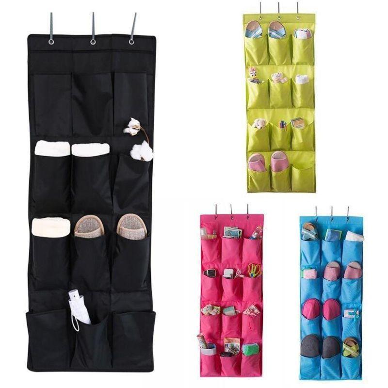 Oxford Material Door Behind Hanging Bag Storage Wardrobe Home Wall Organizer