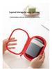 Heartfelt Portable Kung Fu Tea Set: Modern, Anti-scalding Teapot with Quick-brew Cups for Home and Outdoor Use.