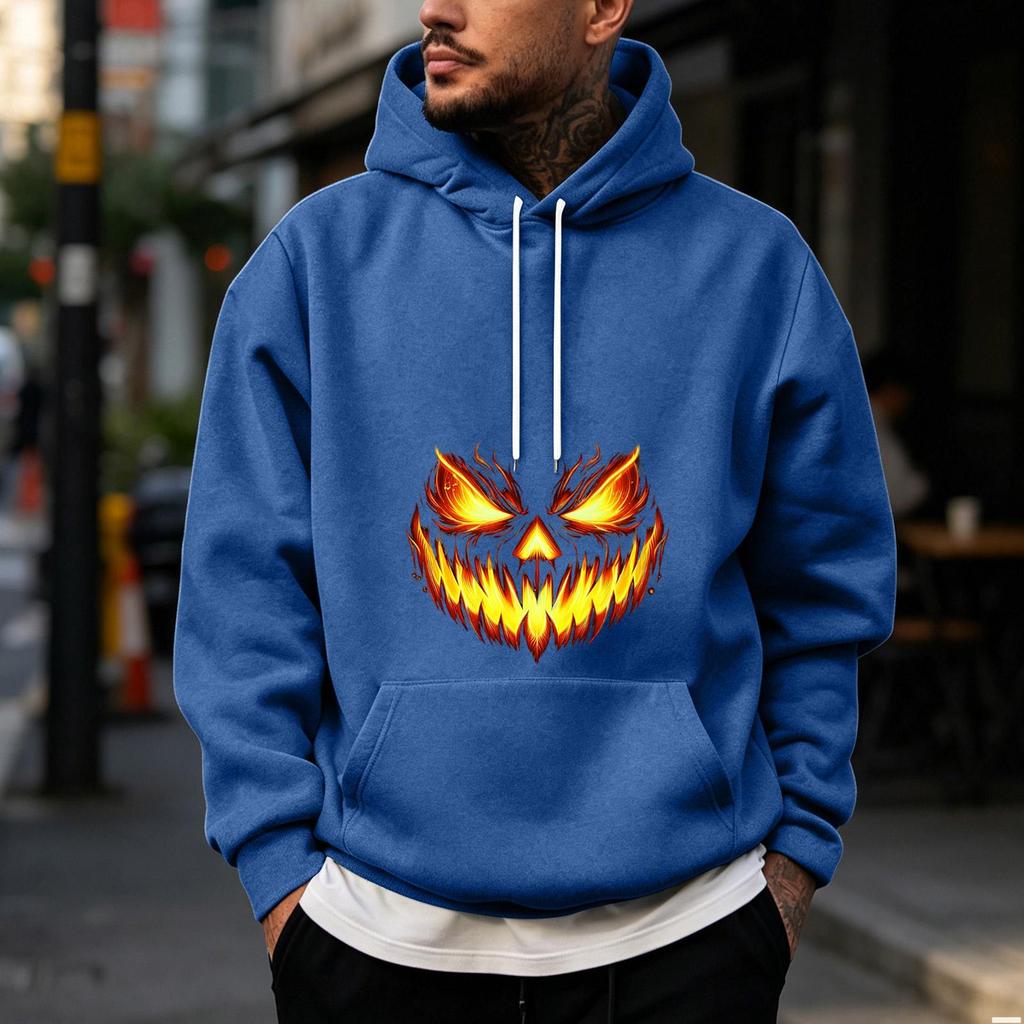 Herren Halloween Motiv - Gefütterter Pullover Hoodie für Freizeitkleidung