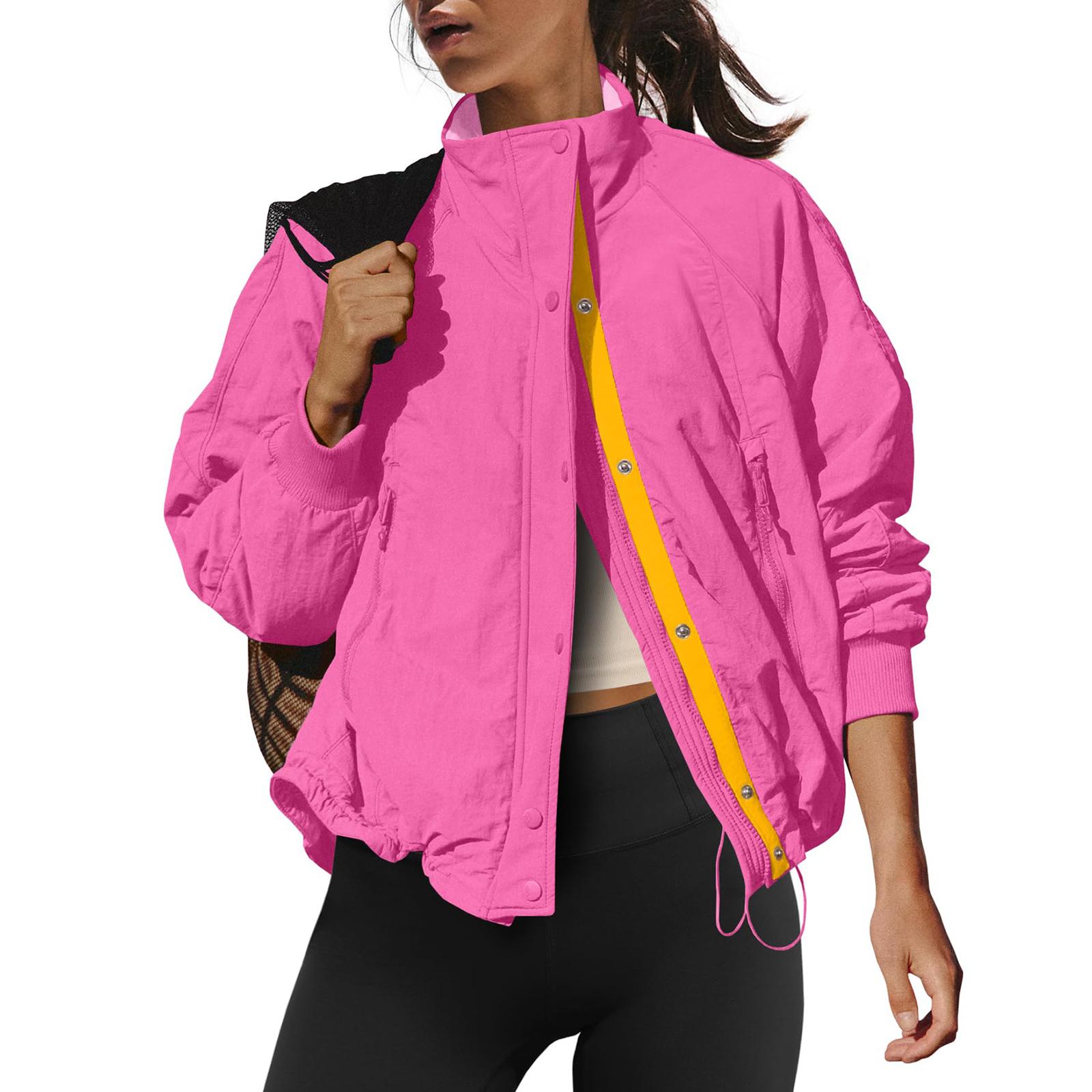 

Женская модная куртка на молнии с длинными рукавами свободного кроя XL тёмно-синий