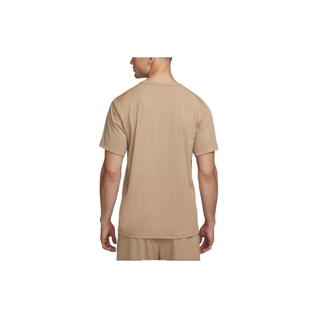 Nike Dri-FIT UV Hyverse Solid Crew Neck Quick-Dry Short-Sleeve T-Shirt Men Tops Khaki DV9840-247