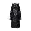 JAZZEVAR Women's Winter New Hooded High-end Down Jacket Thickened White Duck Down Medium and Long Jacket
