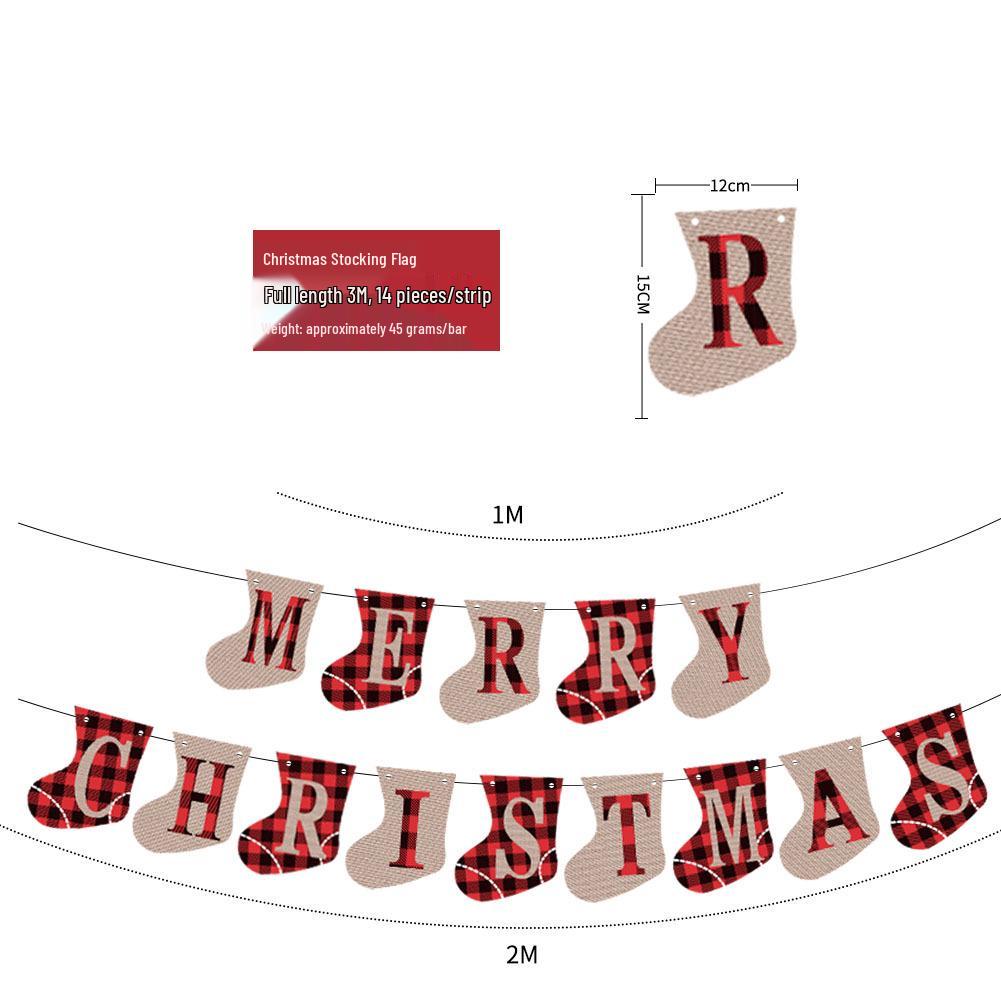 Birthday & Holiday Fishtail Bunting Banner for Parties