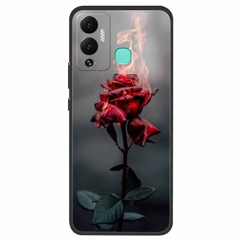 For Infinix Hot 12 Play NFC Case X6816D Shockproof Silicone Soft TPU Phone Cover for Infinix hot12 play NFC Case Bumper Funda