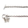 Les Trésors De Lily [F7997] - Silver 'Butterfly' Designer Bracelet