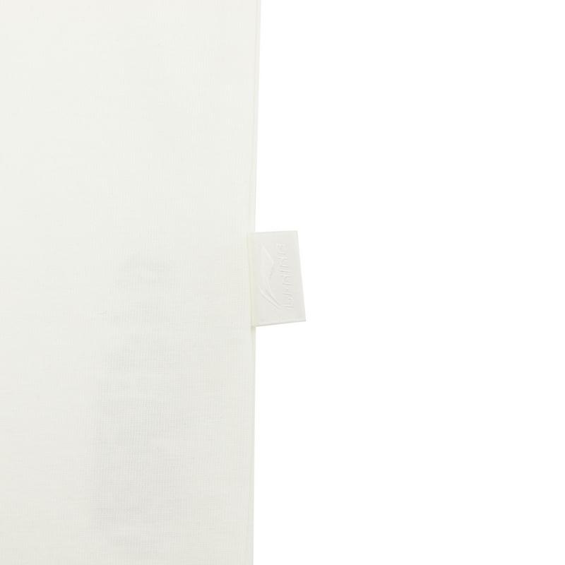 Li Ning Retro Sports Ice Feel Comfortable Loose Short Sleeve T-Shirt Unisex tops Off-White AHSW887-1