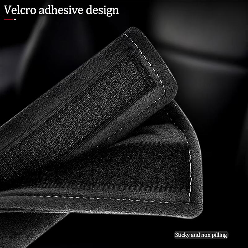 Suede Car Seat Belt Shoulder Cover Breathable Protection Safety SeatBelt Pad For Volvo V50 XC60 XC90  V60 V40 EX30 S60 V70 S90