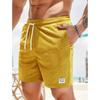 Men Corduroy Sweatpants Summer Beach Casual Shorts Men's Baggy Shorts Basketball Short Trousers Solid Color Sportswear Men