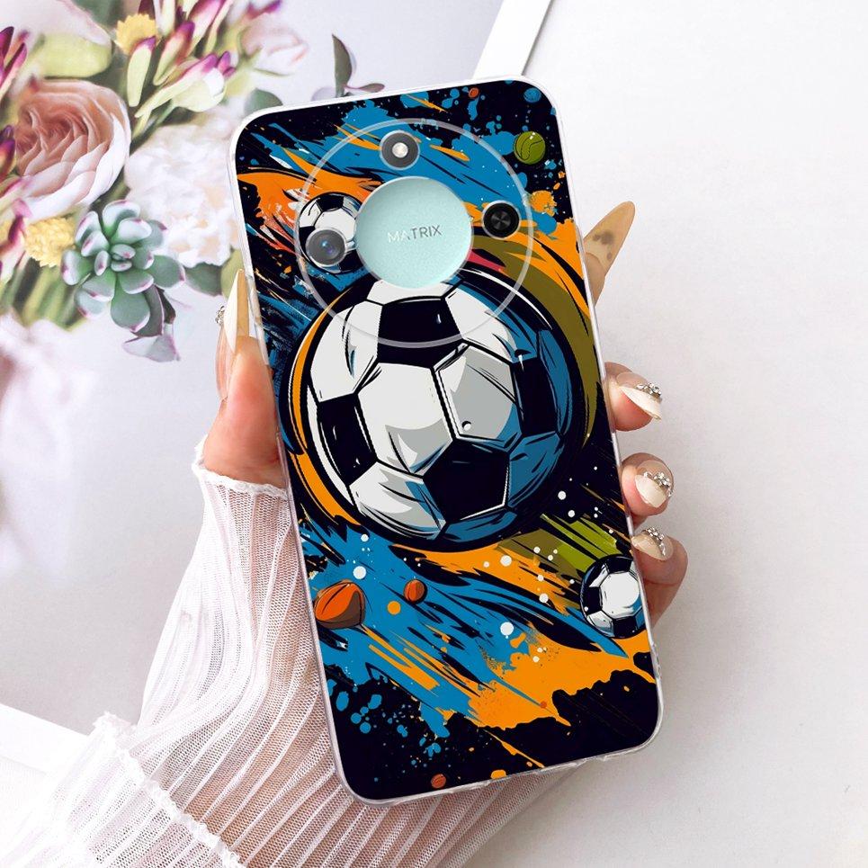 

For Honor X9C Smart Honor X60 Phone Case Chinese Dragon Cute Cat Cartoon Dragon Pattern Casing Soft Clear Silicone Back Cover Honor X60 5G