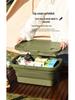 Collapsible Outdoor Picnic Basket with Lid for Camping, Car Trunk, and Fruit Storage