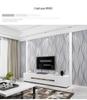 Modern 3D Water Wave Pattern Non-woven Suede Wallpaper for TV Background