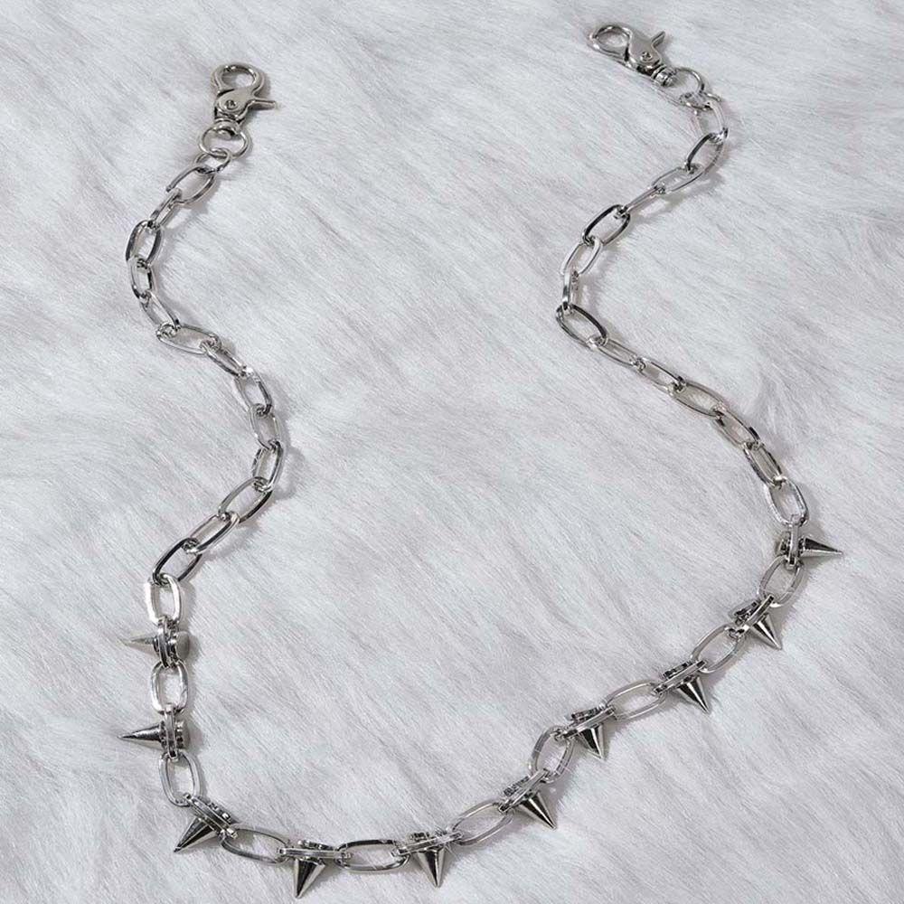 Accessories Zinc Zinc Alloy Rivet Silver Color Student Pants Chain Jeans Accessories Waist Chain Belt Chain