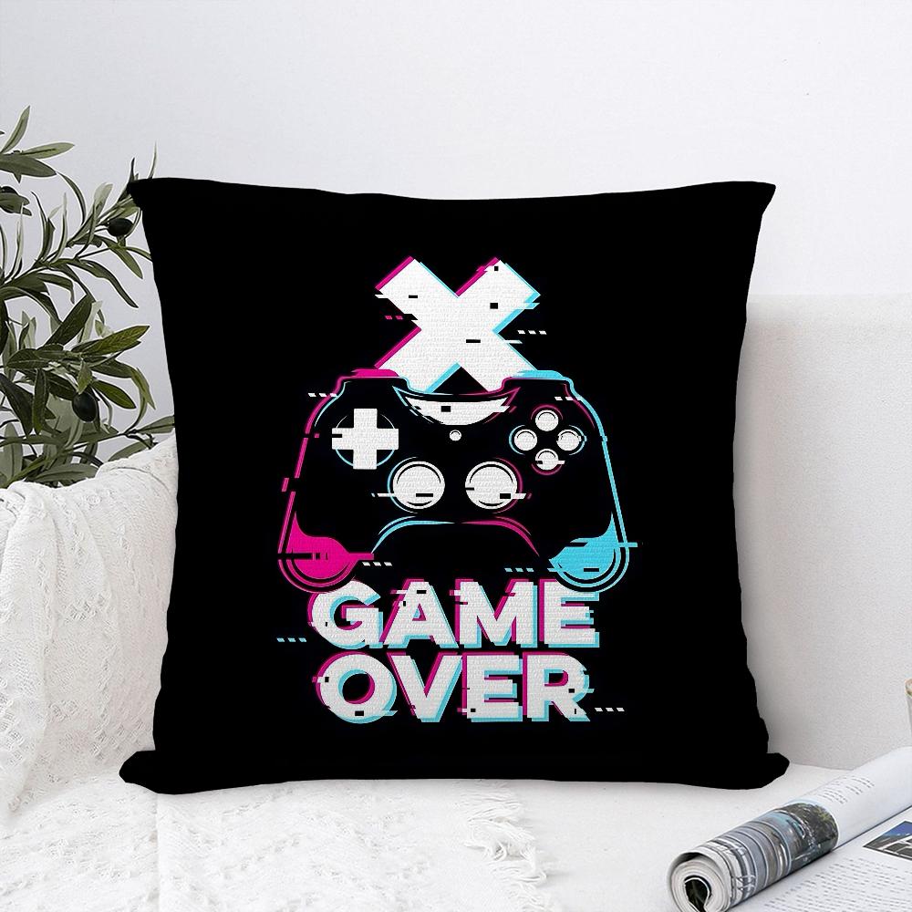 Gamer Forever Pillow Case Plush Fabric Soft  Pillowcase Double Sided Print Cushion Cover Household Gifts