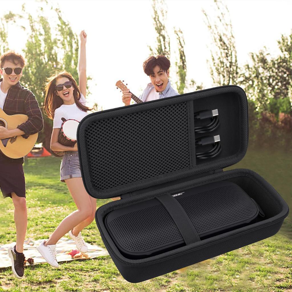 co2CREA Storage Case Compatible with Bose SoundLink Flex Portable Speaker LE (2nd Generation) and SoundLink Flex Bluetooth Speaker (Black)