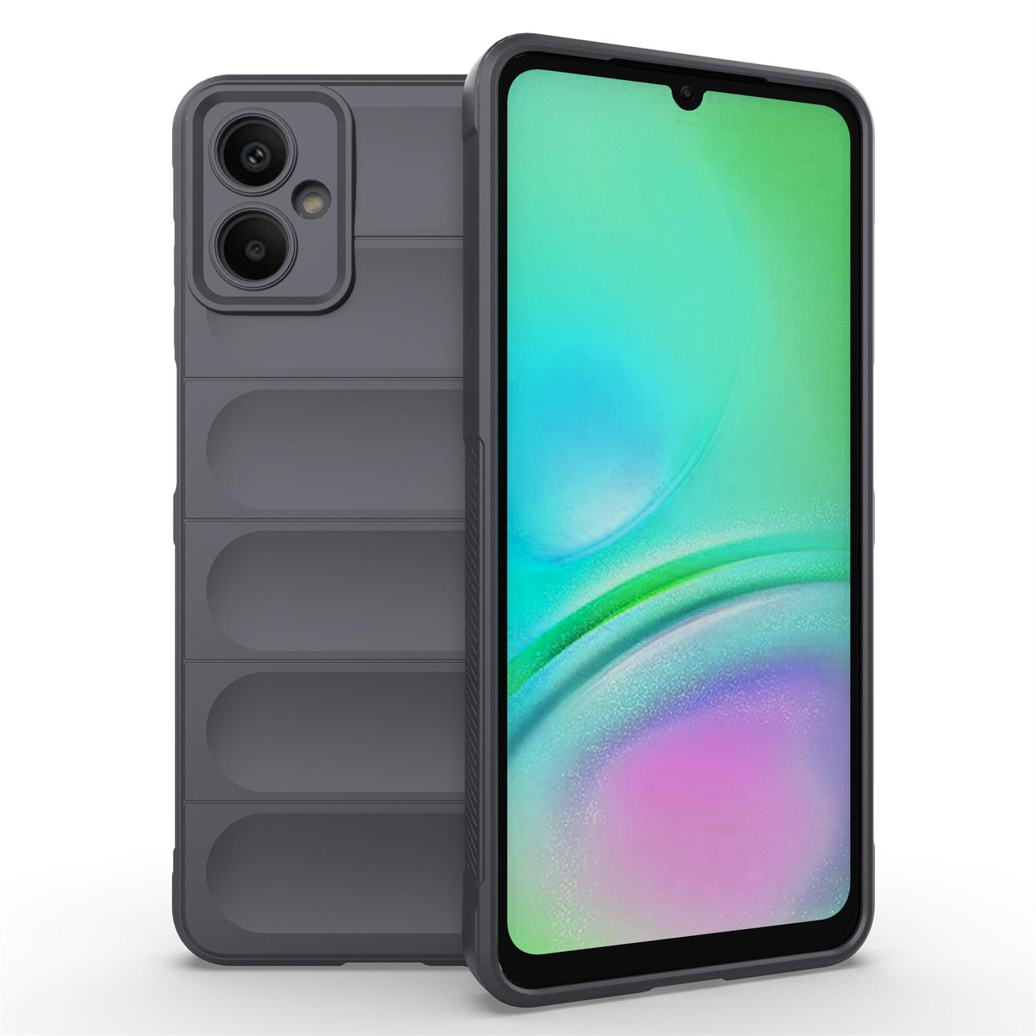 

For Samsung Galaxy A06 5G Case Anti-Drop Soft TPU Rugged Phone Back Cover Dark Grey