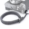 Camera Wrist Strap Paracord Camera Hand Strap Wrist Lanyard for DSLR or Mirrorless MID [Qiang Ni] - High-End Cameras, Black, (White)