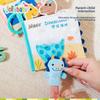 Dinosaur Puppet Cloth Book With Sound And Tactile Features For Baby Early Learning And Sensory Development