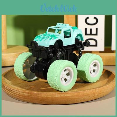 Macaron Color Plastic Off Road Inertia Toy Car For Kids With Durable Design And Visual Development