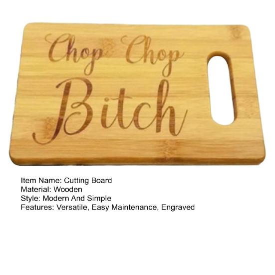 Personalized Cutting Boards Funny Chopping Board Bamboo Engraved Charcuterie Board with Initials Wood Cheese Board Humor Dirty Xmas Gift for Friends