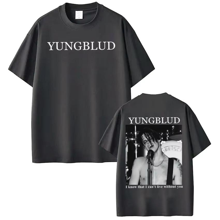 Yungblud IDOLS Album Tour 2026 Tees Men Women Casual Hip Hop Streetwear Short Sleeve Tshirts Pure Cotton Vintage Streetwear