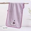 Animal Paradise Embroidered Coral Fleece Bath Towel Set - Absorbent, Quick-Drying, Lint-Free