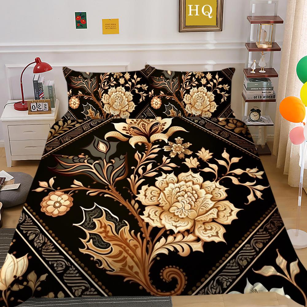 Decorazione Camera da Letto Lusso Stampa Paisley 3D Biancheria da Letto per Bambini Copripiumino Singolo/Matrimoniale