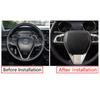 Cover Trim Steering Wheel Control Button For Toyota Camry 2018- Silver Matte