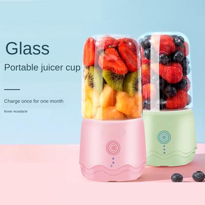 Mini 300ml Fruit Juicer One Button USB Rechargeable Juice Cup Student Sports Portable Blender